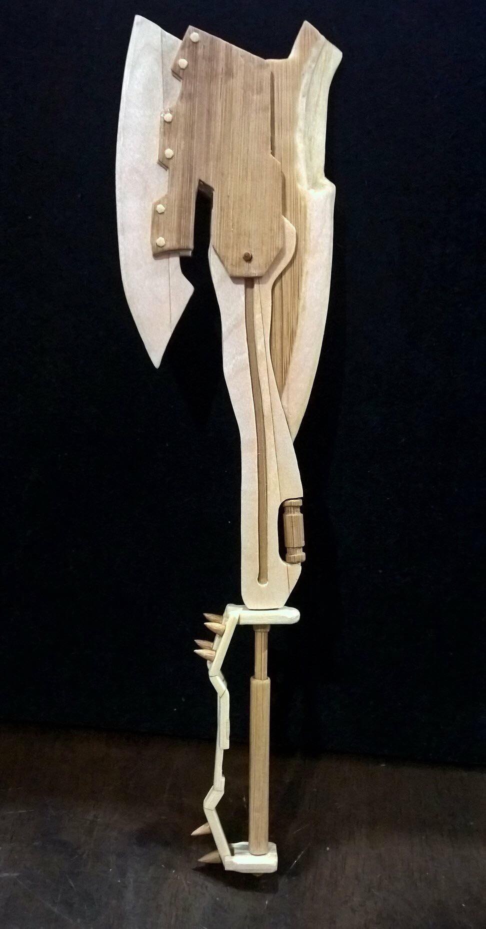 AMAZING DIY Monster Hunter World Switch Axe by Ayau Boonyew GamerBraves