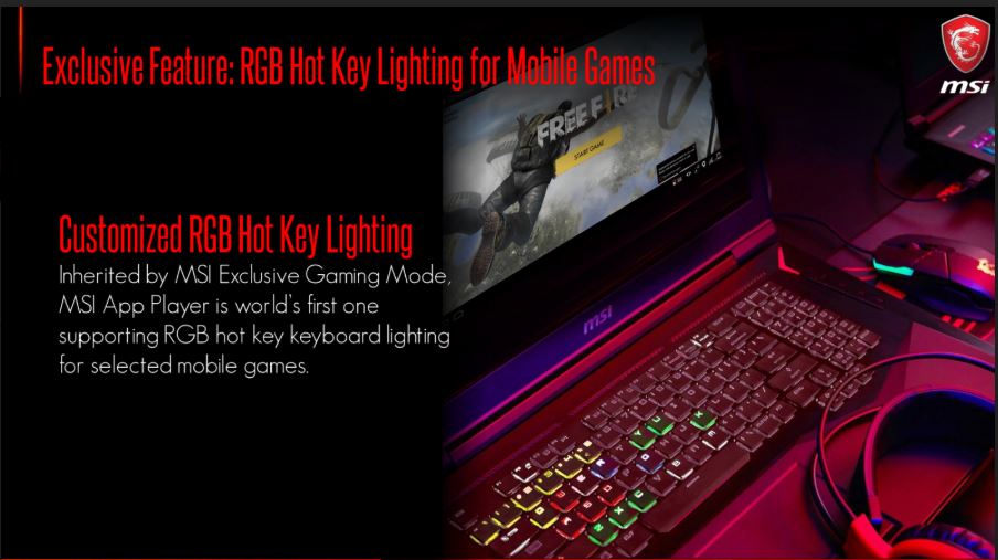 msi gaming center app