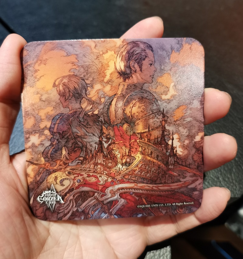 Coaster Final Fantasy XIV Primals Bahamut – Eorzea Cafe Square Enix – Édition Limitée