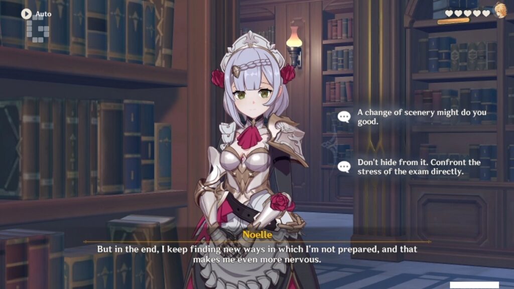 [ Guide ] Noelle Hangout Event Knightly Exam Prep All Endings