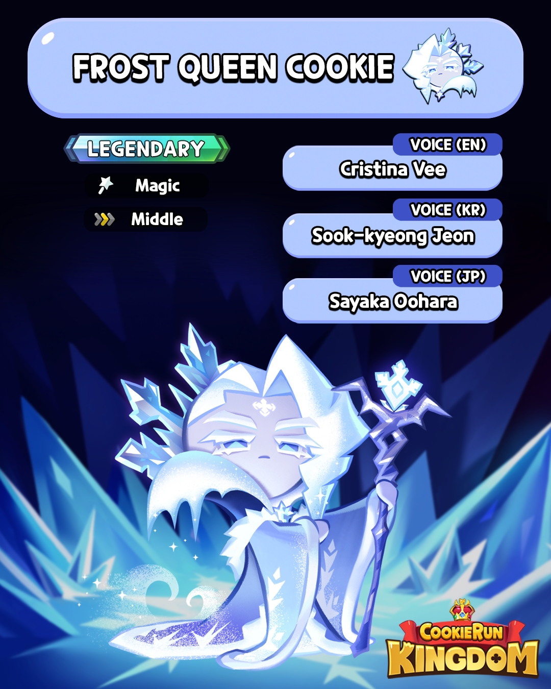 Cookie Run Kingdom Adds Frost Queen and Cotton Cookie in November