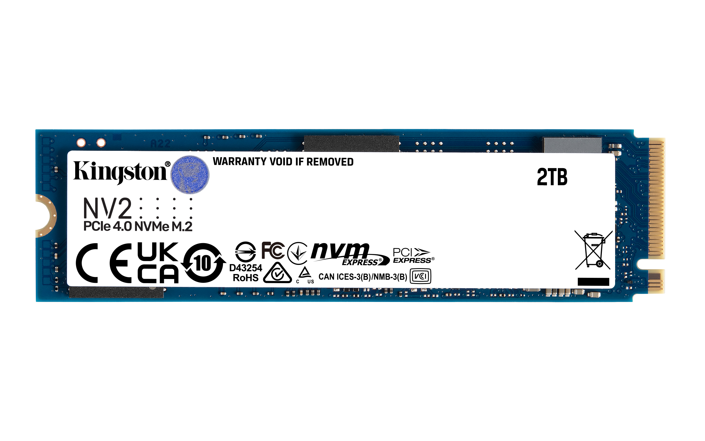 Kingston NV2 M.2 NVMe Gen 4 SSD (2TB)